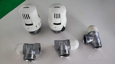 Kit termostatico caleffi valvola e detentore