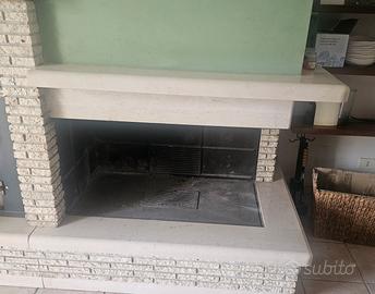 Forno a legna con camino