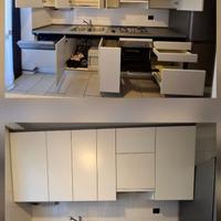 Cucina con tavolo e sedie