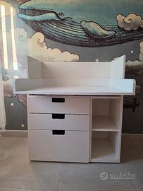fasciatoio scrivania ikea