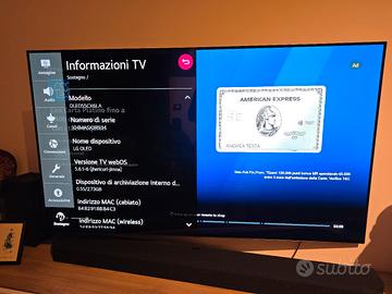 TV LG OLED CX6LA 55 pollici