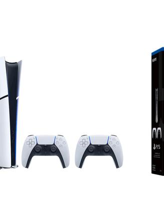 PS5 SLIM Disco + 2 Joystick