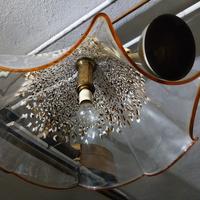 lampadario in vetro grande