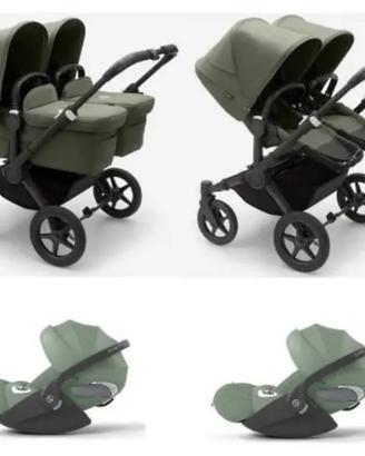 Trio Bugaboo donkey 5 gemellare e ovetti cibex
