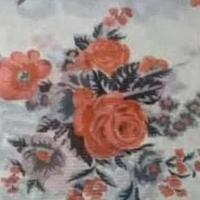 Tessuto Poliestere Tendaggio Floreale – Vintage