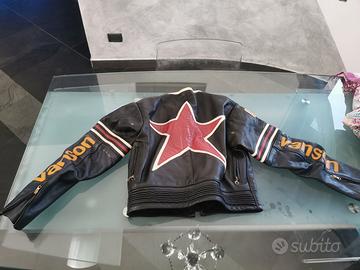 giacca moto vanson star originale nuova