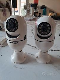 2 Telecamere wifi 220 volt