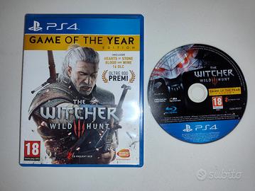 THE WITCHER 3 GOTY PS4 PLAYSTATION SONY