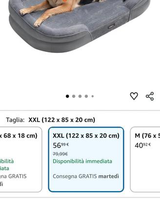 lettino per cani di taglia grande 