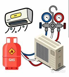 ricarica Gas refrigerante condizionatori