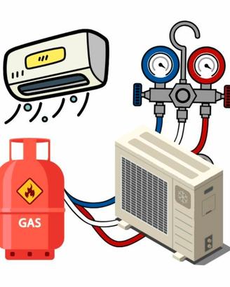 ricarica Gas refrigerante condizionatori