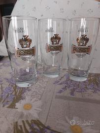 Set 3 bicchieri birra Forst