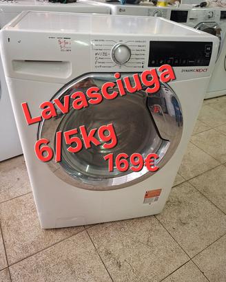 Lavasciuga hoover slim 6/5kg 1300 giri