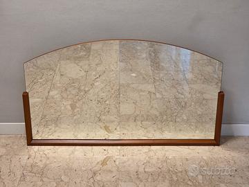 Specchio da parete con cornice in ciliegio 