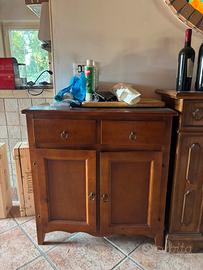 Mobiletto da cucina in legno