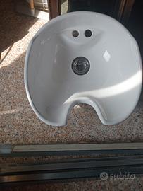  coppia lavatesta in ceramica nuovo
