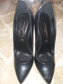 Scarpe donna nere tacco alto 37