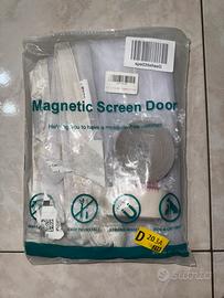 Zanzariera magnetica per porta 2 pezzi 80x230