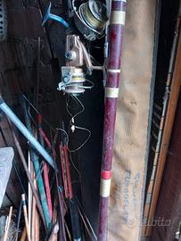 mulinello e canna da pesca