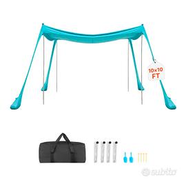 Tenda Spiaggia Parasole Portatile Riparo da Sole
