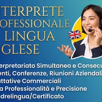 Interprete e traduttore inglese
