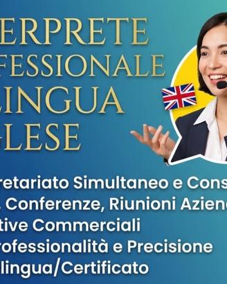 Interprete e traduttore inglese