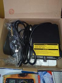 saldatrice ed amperometro 