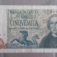 5000 LIRE CRISTOFORO COLOMBO del 1971