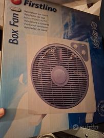 Ventilatore Box Fan 30cm con Timer - 3 velocità