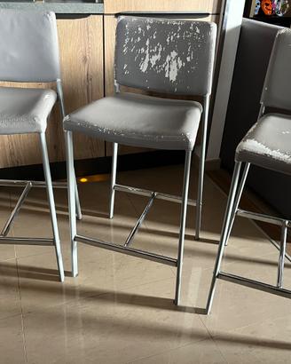 Set 3 Sgabelli Cucina Design – Struttura robusta