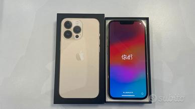 IPHONE 13 PRO 128GB GOLD BATTERIA 100% CON GARANZI