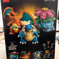 Lego Pokemon Venusaur, Charizard e Blastoise + set