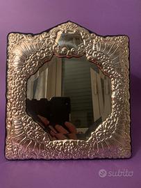 Cornice 25x28 con specchio  ottagonale 16x16