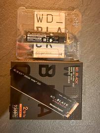 SSD M2 WD BLACK 2 TB Gen 4 Come nuovo