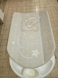 Fasciatoio + Vaschetta per bagnetto neonati 