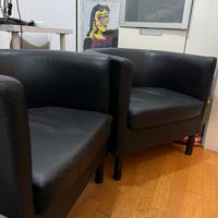 Poltrone singole in ecopelle - IKEA (TULLSTA)
