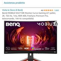 Monitor curvo 27’pollici… top per ps5