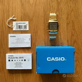 Casio DB-360G-9A Illuminator orologio digitale oro