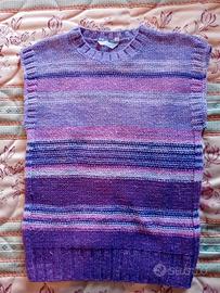 Maglioncino senza maniche - bimba 6-7 anni - 