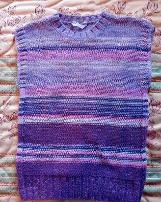 Maglioncino senza maniche - bimba 6-7 anni - 