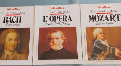 Tre volumi della collana di Repubblica "Il romanzo