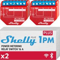 interruttore SHELLY PLUS 1PM - PACK X 2 INS996
