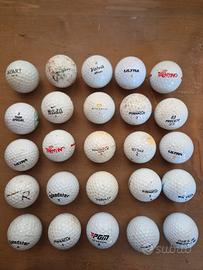 25 palline da golf brand misti