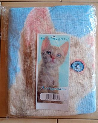 asciugamano gattinventa 50per 100 cm.