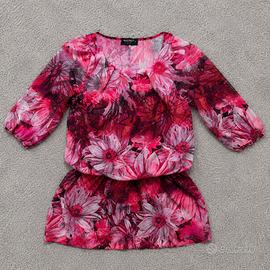 Rinascimento Abito Corto Fucsia S