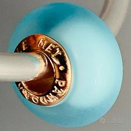 Pandora Charm Vetro Murano Blu Opaco 789420C00