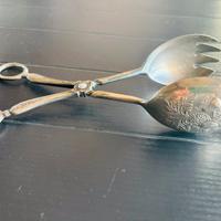 Pinza da cucina vintage silverplated