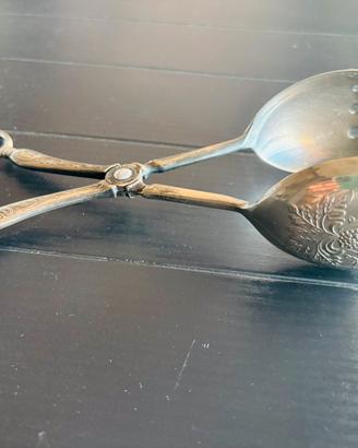 Pinza da cucina vintage silverplated