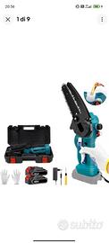 elettrosega elettrica a batteria 48v c 2 batterie