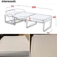 Pouf trasformabile in letto singolo